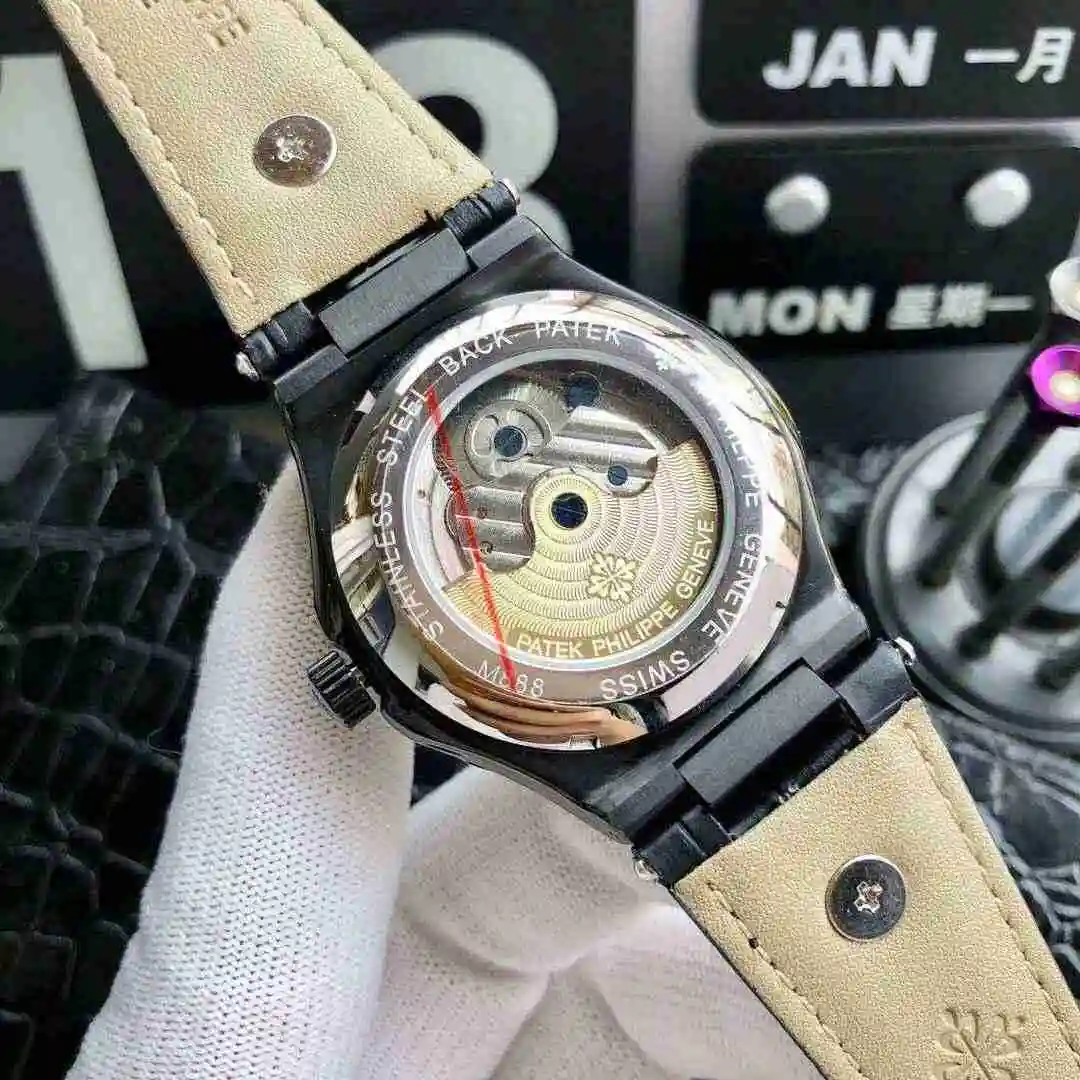 General Watches Patek Philippe Watch Men's Watch Paired with Original Fully Automatic Mechanical Movement Top Grade 316 Precision Steel Case Case with Mineral Super Strong Mirror Diameter 42mm KK05450 2 view 3
