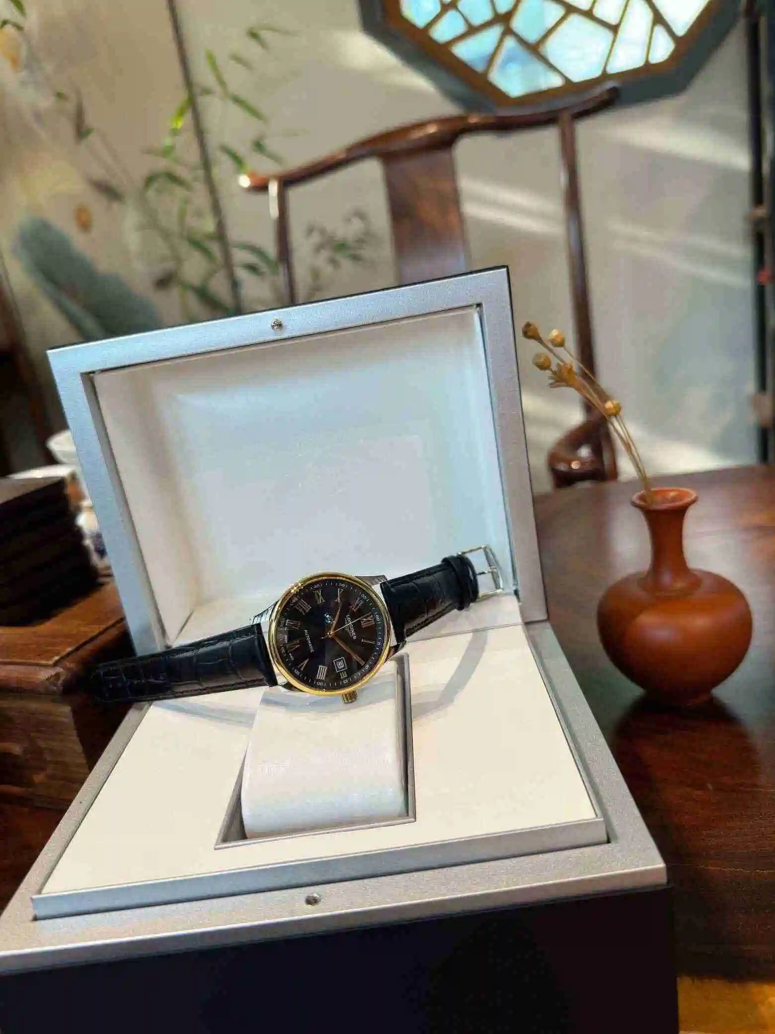 General Watches Longines Watch Men's Watch Paired with Original Fully Automatic Mechanical Movement Top Grade 316 Precision Steel Case with Mineral Super Strong Mirror Diameter 40mm KK03800 1 view 4