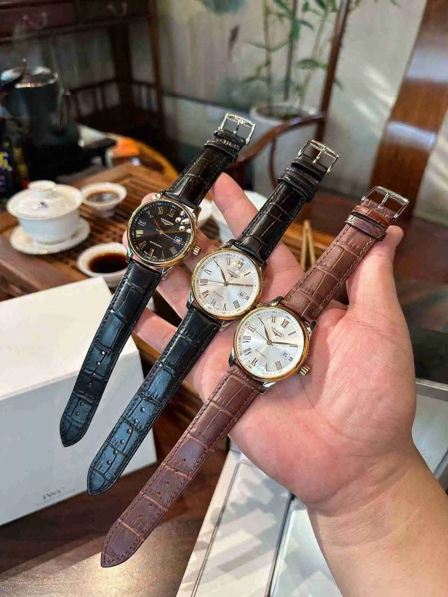 General Watches Longines Watch Men's Watch Paired with Original Fully Automatic Mechanical Movement Top Grade 316 Precision Steel Case with Mineral Super Strong Mirror Diameter 40mm KK03800 1 view 5