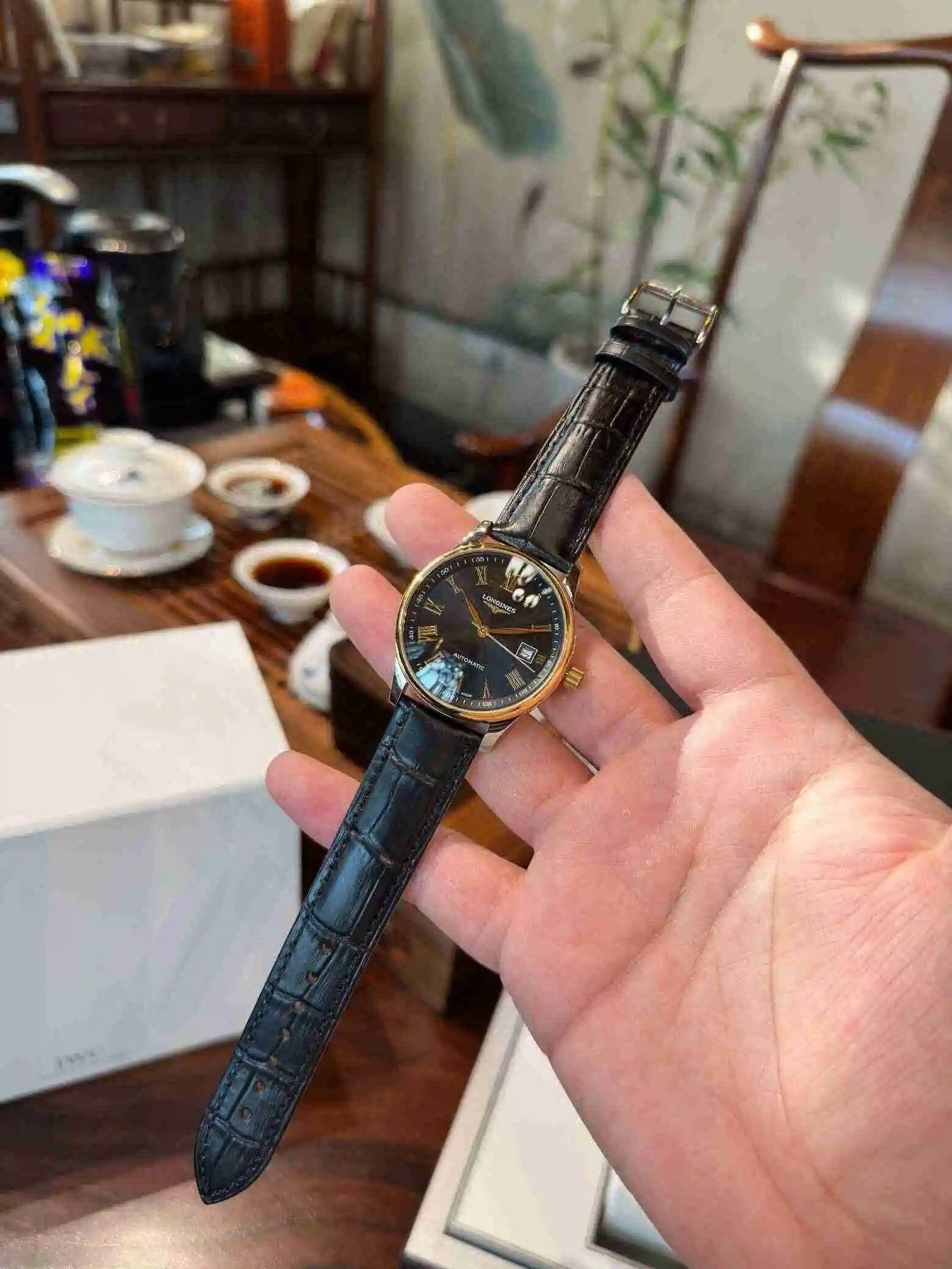 General Watches Longines Watch Men's Watch Paired with Original Fully Automatic Mechanical Movement Top Grade 316 Precision Steel Case with Mineral Super Strong Mirror Diameter 40mm KK03800 1 view 6
