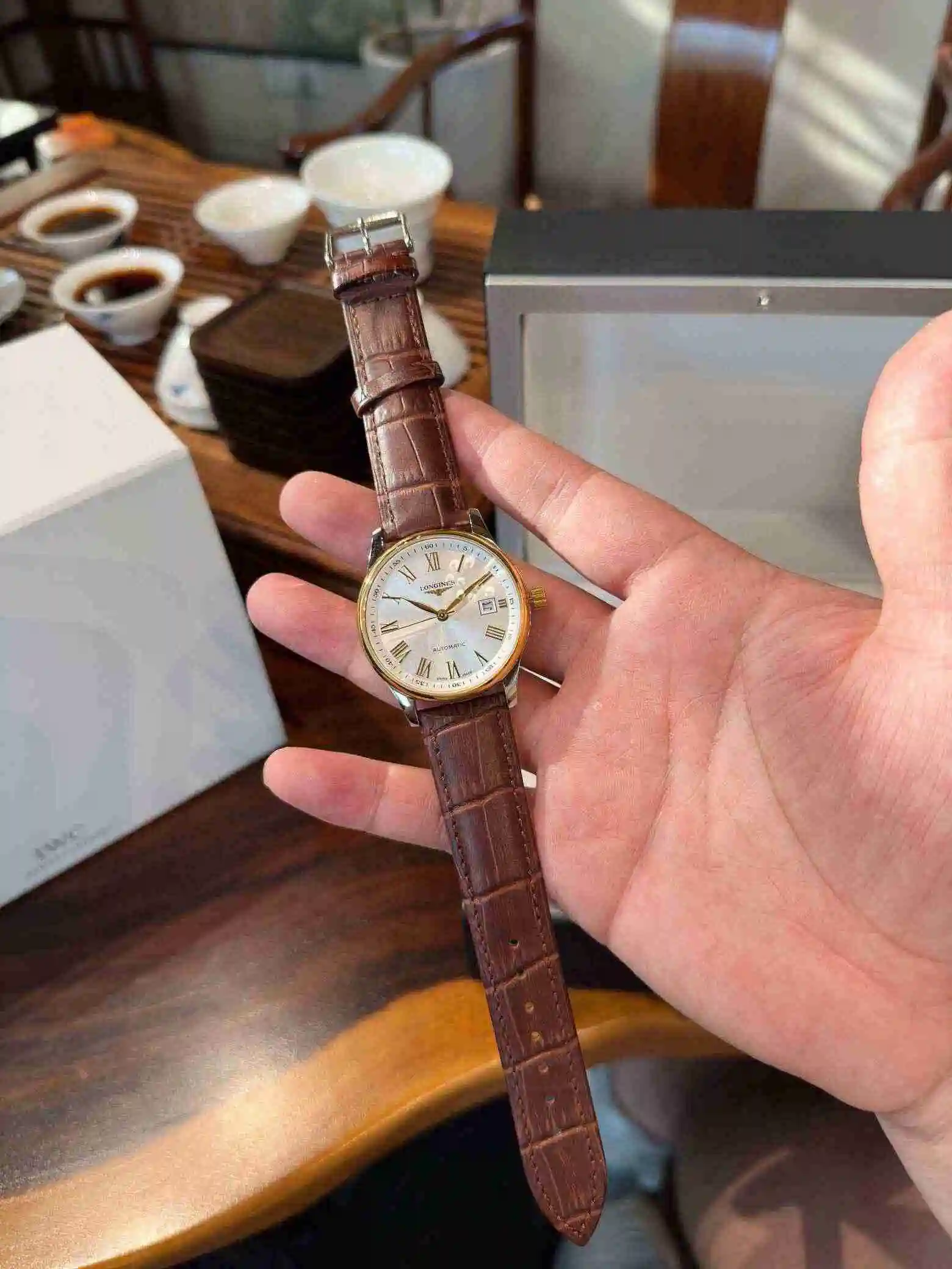 General Watches Longines Watch Men's Watch Paired with Original Fully Automatic Mechanical Movement Top Grade 316 Precision Steel Case with Mineral Super Strong Mirror Diameter 40mm KK03800 1 view 7