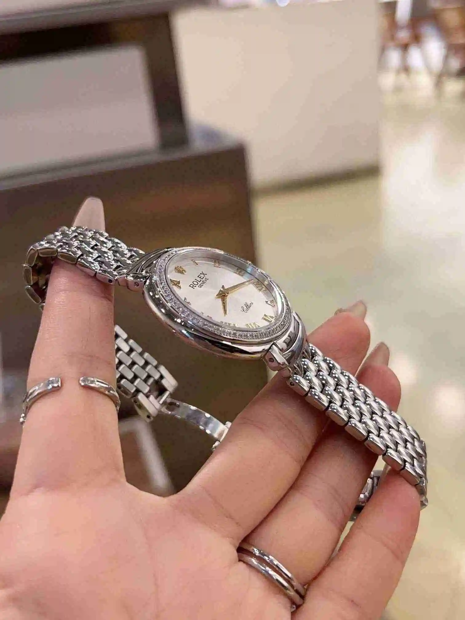General Watches Rolex Watch Women's Watch Paired with Original Fully Automatic Mechanical Movement Top grade 316 Precision Steel Case with Mineral Super Strong Mirror Diameter 36mm KK view 5