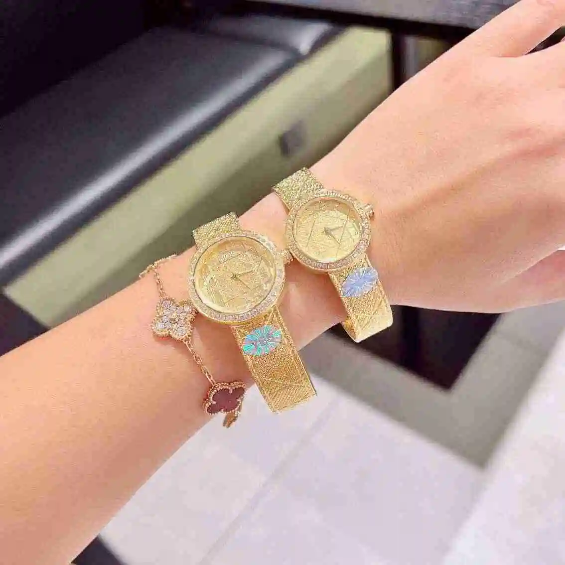 General Watches DIOR Dior Watch Women's Watch Paired with Original Fully Automatic Mechanical Movement Top Grade 316 Precision Steel Case with Mineral Super Strong Mirror Diameter 25mm KK02450 view 5
