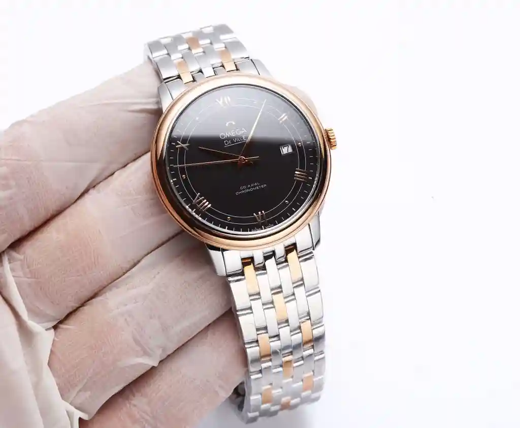 General Watches Omega Ou@mega watch men's watch with original fully automatic mechanical movement top 316 stainless steel case strap mineral super mirror diameter 40mm KK05350 view 6
