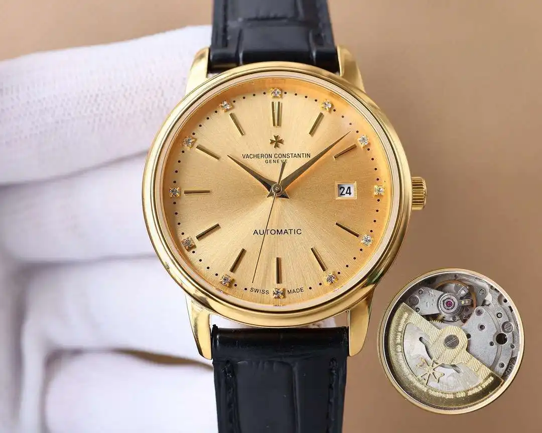General Watches Watch, men's watch with original fully automatic mechanical movement, top-grade 316 stainless steel case and strap, mineral super mirror, diameter 40cm KK06850 2 view 5