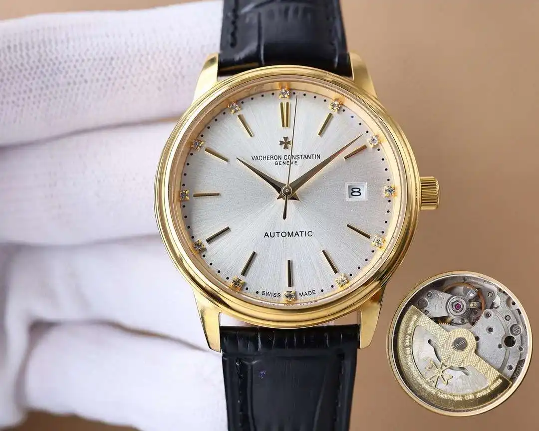 General Watches Watch, men's watch with original fully automatic mechanical movement, top-grade 316 stainless steel case and strap, mineral super mirror, diameter 40cm KK06850 2 view 6