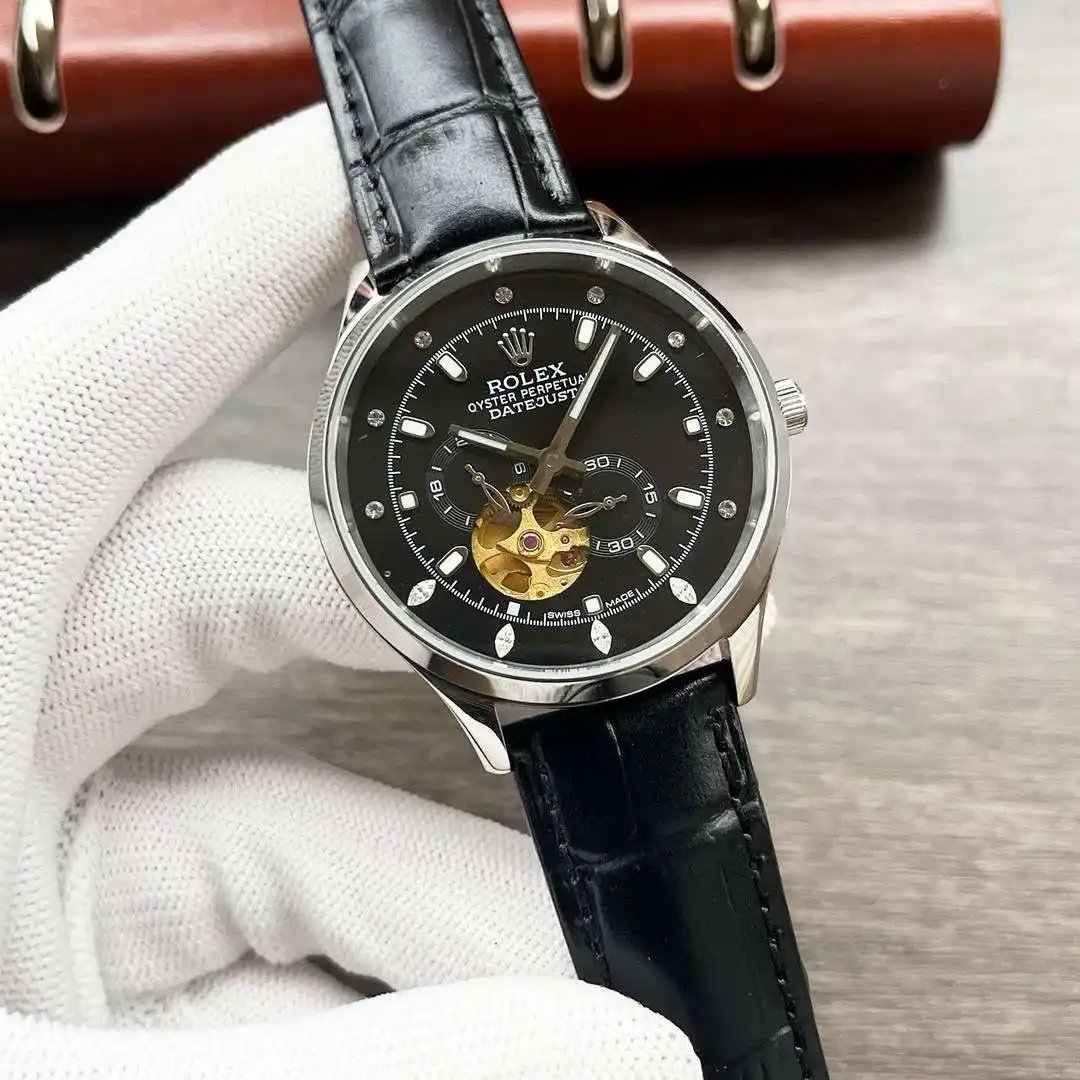 General Watches Watch Rolex men's watch with original fully automatic mechanical movement, top-grade 316 stainless steel case and strap, mineral super mirror, diameter 40mm KK04850 1 view 9