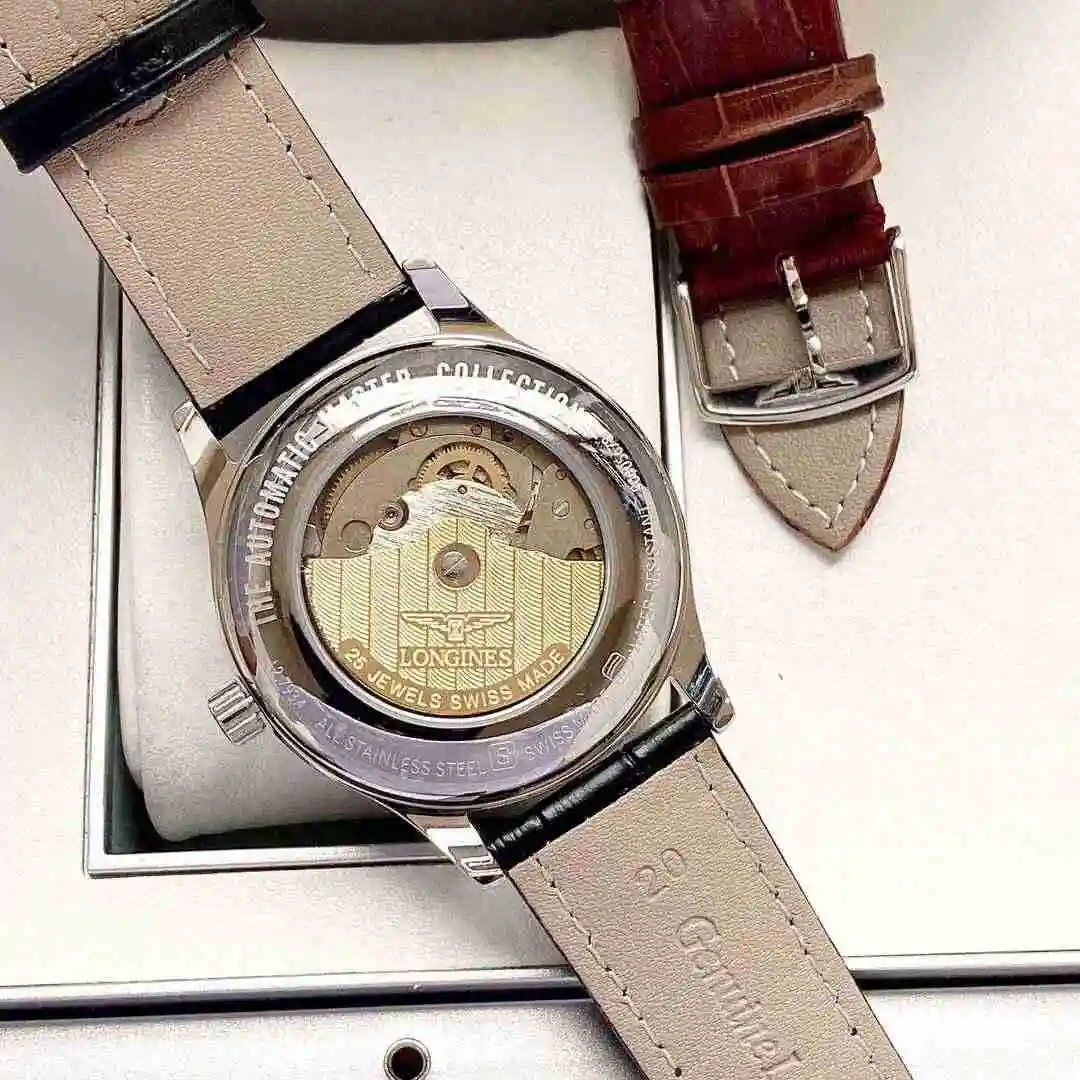 General Watches Longines Watch Men's Watch Paired with Original Fully Automatic Mechanical Movement Top Grade 316 Precision Steel Case with Mineral Super Strong Mirror Diameter 40mm KK04250 6 view 2