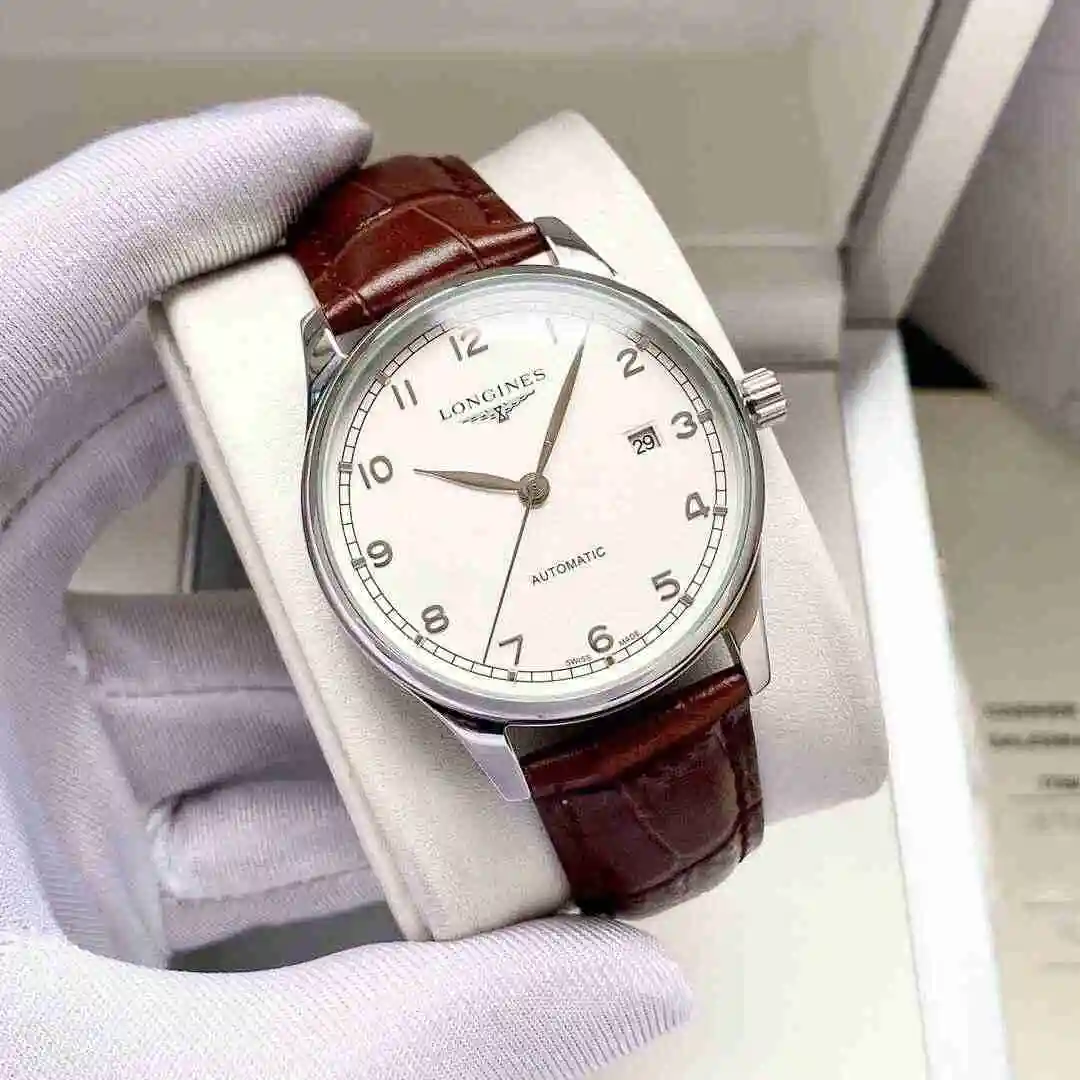 General Watches Longines Watch Men's Watch Paired with Original Fully Automatic Mechanical Movement Top Grade 316 Precision Steel Case with Mineral Super Strong Mirror Diameter 40mm KK04250 6 view 9