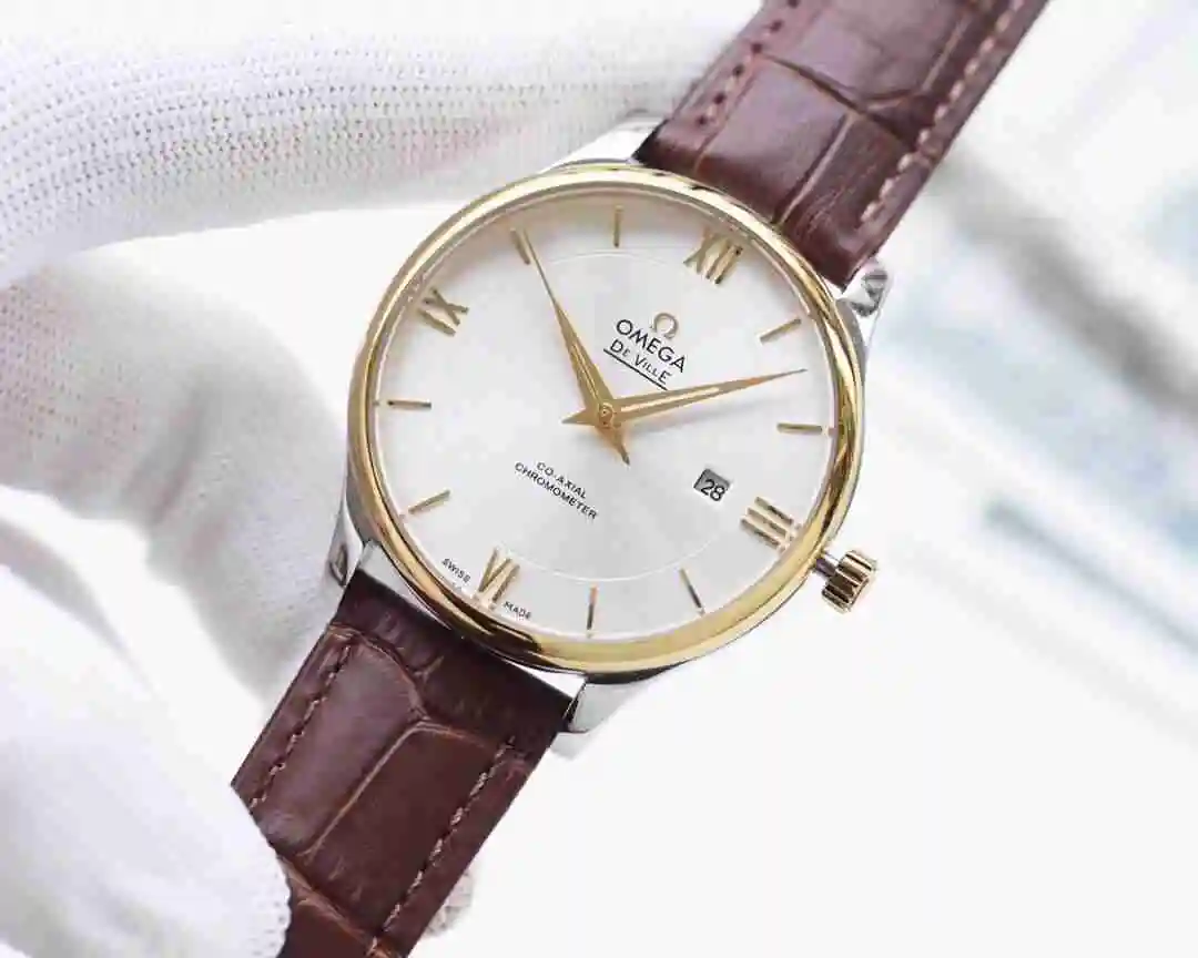 General Watches Omega Watch Men's Watch Paired with Original Fully Automatic Mechanical Movement Top Grade 316 Precision Steel Case with Mineral Super Strong Mirror Diameter 42mm KK03550 view 5