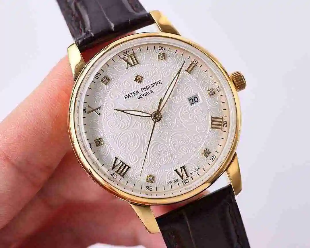 General Watches Patek Philippe Watch Men's Watch Paired with Original Fully Automatic Mechanical Movement Top Grade 316 Precision Steel Case Case with Mineral Super Strong Mirror Diameter 42mm kk09800 3 view 6