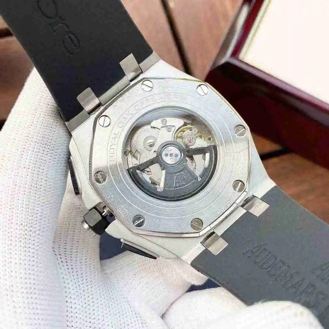 General Watches Audemars Piguet Aibi Watch Men's Watch Paired with Original Fully Automatic Mechanical Movement, Top Grade 316 Precision Steel Case with Mineral Super Strong Mirror Diameter 44mm KK06300 view 3