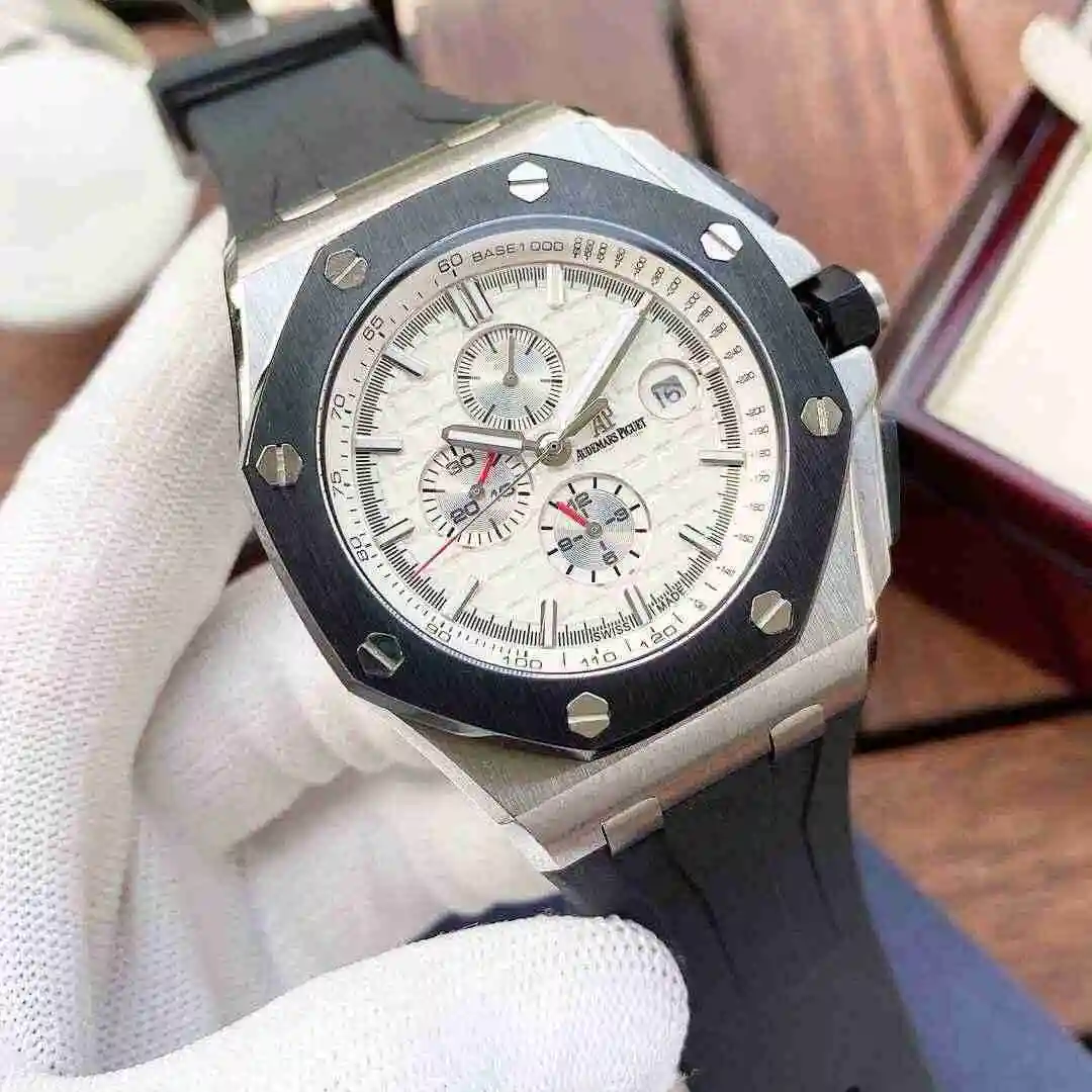 General Watches Audemars Piguet Aibi Watch Men's Watch Paired with Original Fully Automatic Mechanical Movement, Top Grade 316 Precision Steel Case with Mineral Super Strong Mirror Diameter 44mm KK06300 view 7