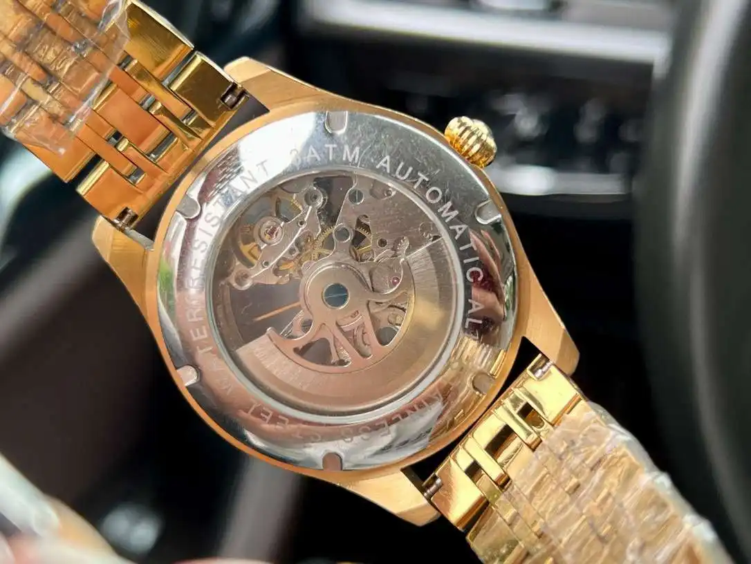 General Watches Watch Men's watch with original fully automatic mechanical movement, top-grade 316 stainless steel case and strap, mineral super mirror, diameter 42cm KK04550 1 view 2