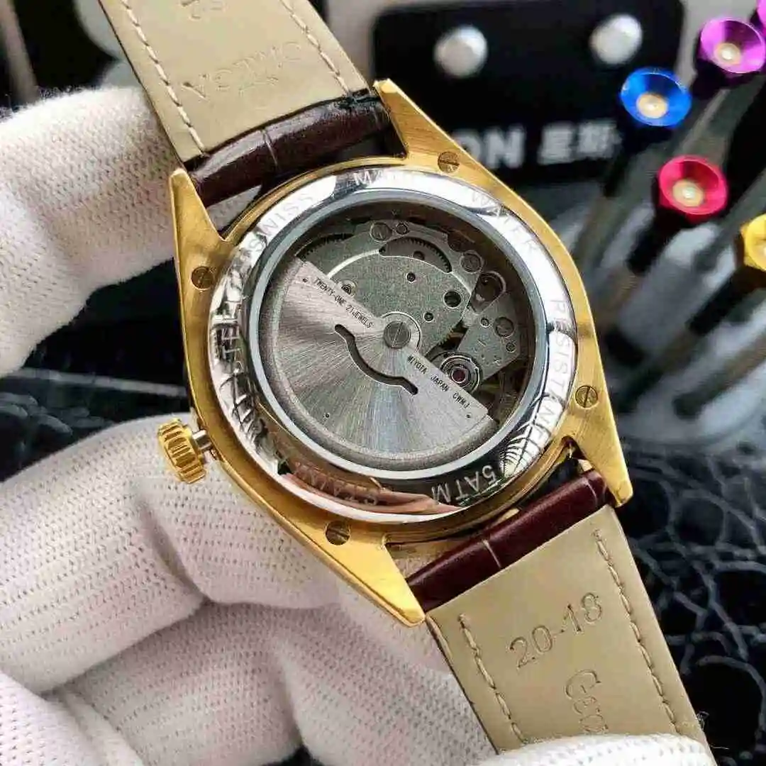 General Watches Omega Watch Men's Watch Paired with Original Fully Automatic Mechanical Movement Top Grade 316 Precision Steel Case with Mineral Super Strong Mirror Diameter 42mm KK04950 view 3