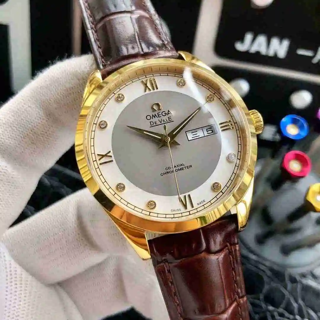 General Watches Omega Watch Men's Watch Paired with Original Fully Automatic Mechanical Movement Top Grade 316 Precision Steel Case with Mineral Super Strong Mirror Diameter 42mm KK04950 view 5
