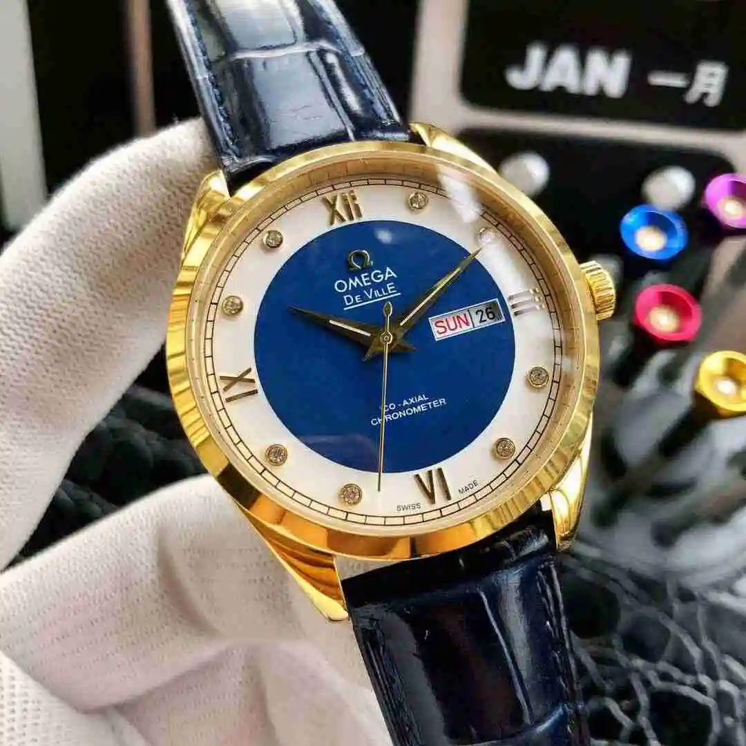 General Watches Omega Watch Men's Watch Paired with Original Fully Automatic Mechanical Movement Top Grade 316 Precision Steel Case with Mineral Super Strong Mirror Diameter 42mm KK04950 view 6