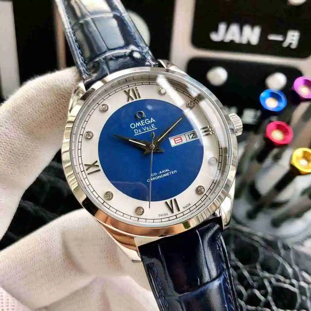 General Watches Omega Watch Men's Watch Paired with Original Fully Automatic Mechanical Movement Top Grade 316 Precision Steel Case with Mineral Super Strong Mirror Diameter 42mm KK04950 view 8