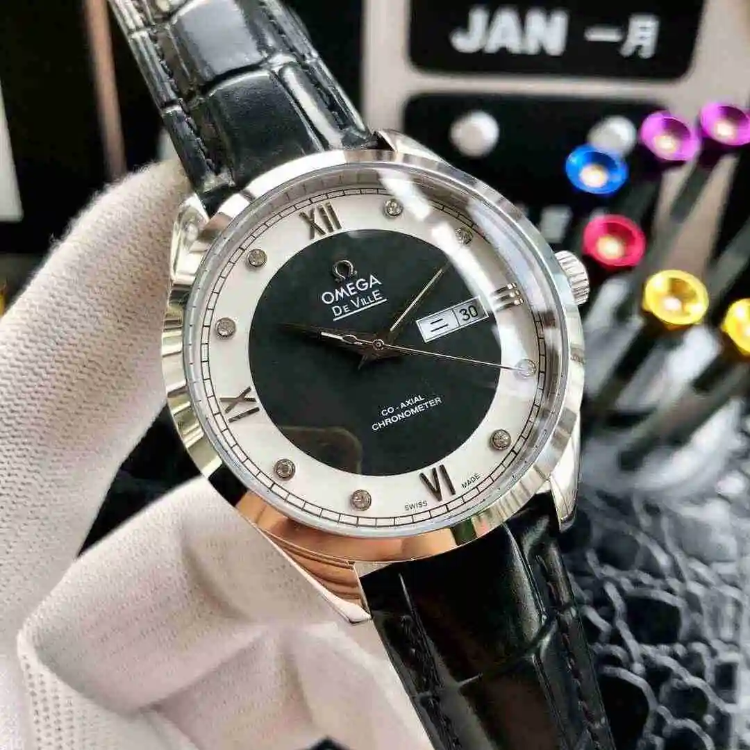 General Watches Omega Watch Men's Watch Paired with Original Fully Automatic Mechanical Movement Top Grade 316 Precision Steel Case with Mineral Super Strong Mirror Diameter 42mm KK04950 view 9