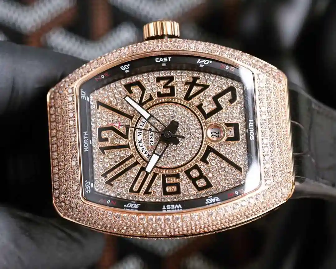 General Watches Franck Muller Advanced Customized Edition New Frank Watch Couple Pairing with Original Fully Automatic Mechanical Movement Top grade 316 Precision Steel Case Watch Band Mineral Super Strong Mirror Diameter 42mm DMA view 2