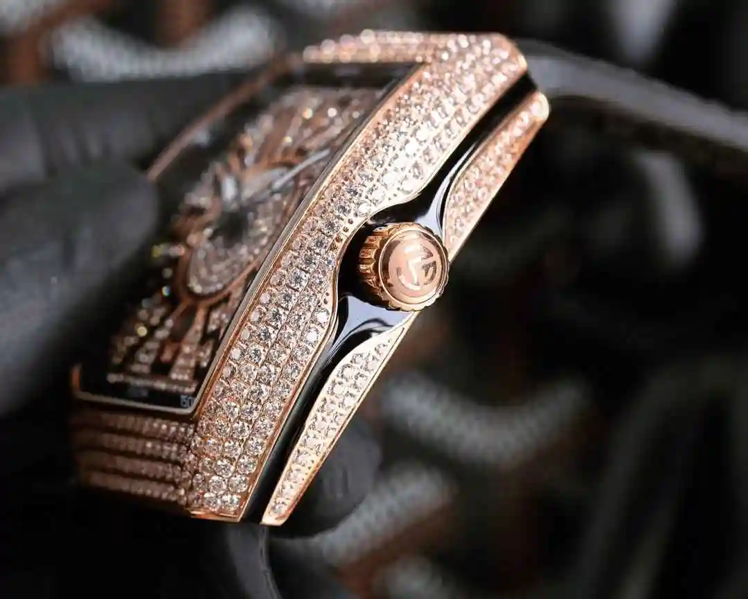 General Watches Franck Muller Advanced Customized Edition New Frank Watch Couple Pairing with Original Fully Automatic Mechanical Movement Top grade 316 Precision Steel Case Watch Band Mineral Super Strong Mirror Diameter 42mm DMA view 3