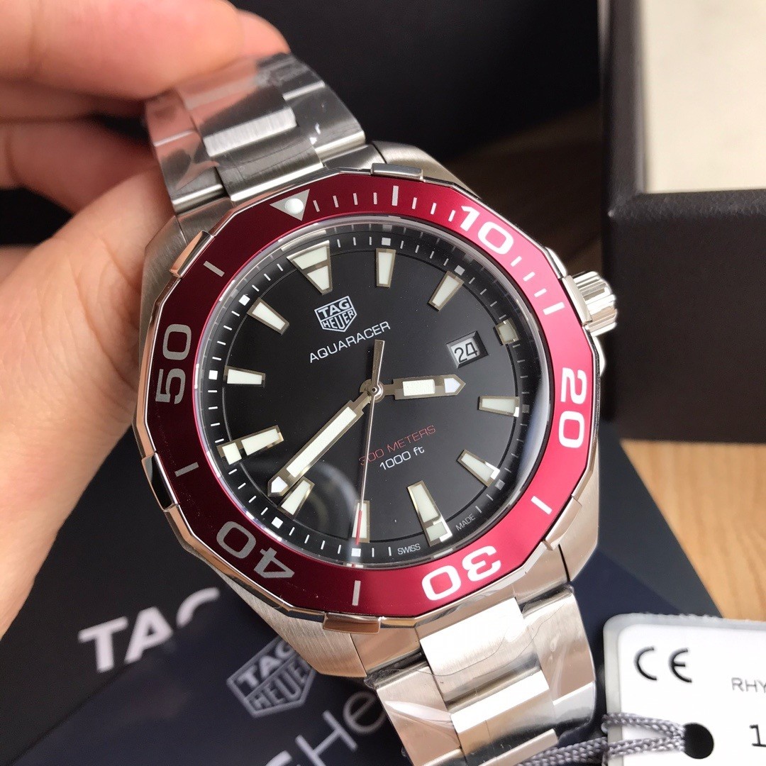 TAG Heuer Aquaracer Stainless Steel Quartz 43mm Watch view 1