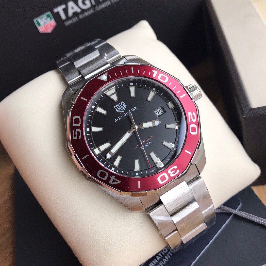 TAG Heuer Aquaracer Stainless Steel Quartz 43mm Watch view 2