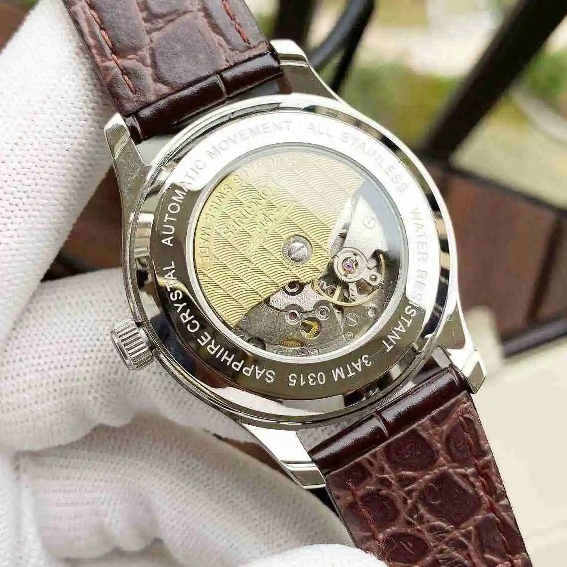 General Watches Longines Watch Men's Watch Paired with Original Fully Automatic Mechanical Movement Top grade 316 Precision Steel Case with Mineral Super Strong Mirror Diameter 40mm KK04500 view 3
