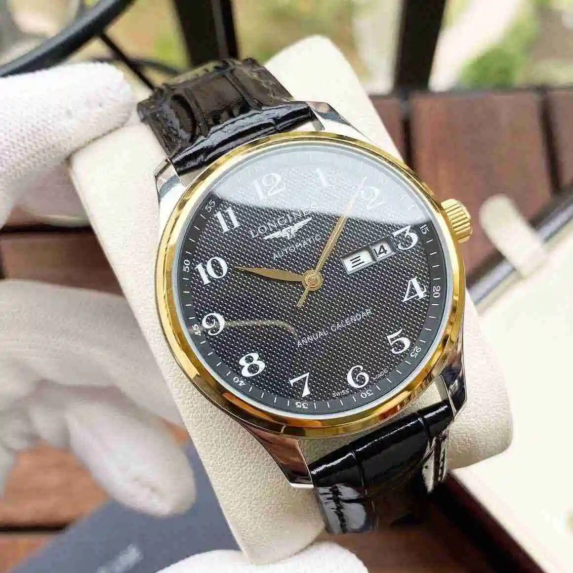 General Watches Longines Watch Men's Watch Paired with Original Fully Automatic Mechanical Movement Top grade 316 Precision Steel Case with Mineral Super Strong Mirror Diameter 40mm KK04500 view 5