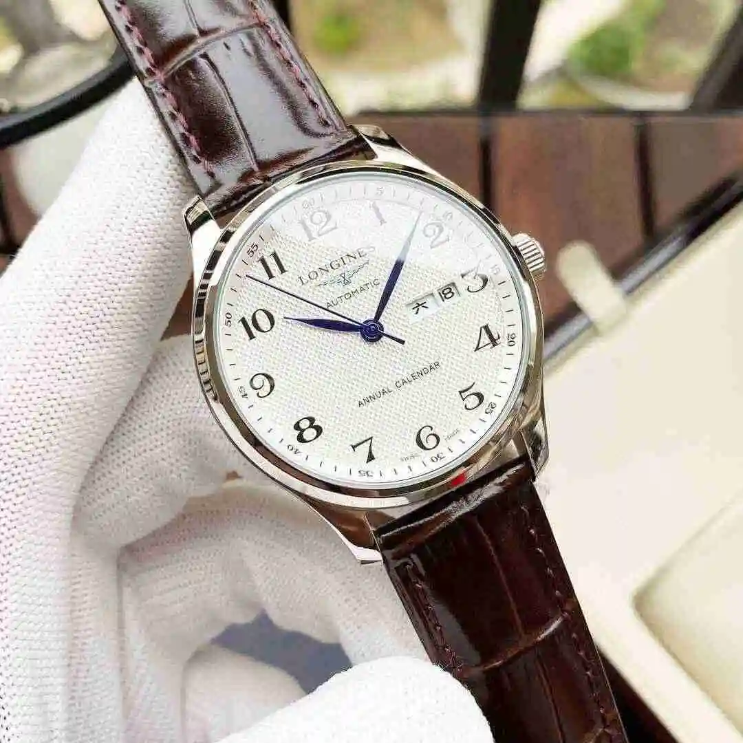 General Watches Longines Watch Men's Watch Paired with Original Fully Automatic Mechanical Movement Top grade 316 Precision Steel Case with Mineral Super Strong Mirror Diameter 40mm KK04500 view 7