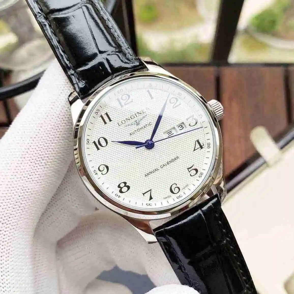 General Watches Longines Watch Men's Watch Paired with Original Fully Automatic Mechanical Movement Top grade 316 Precision Steel Case with Mineral Super Strong Mirror Diameter 40mm KK04500 view 8