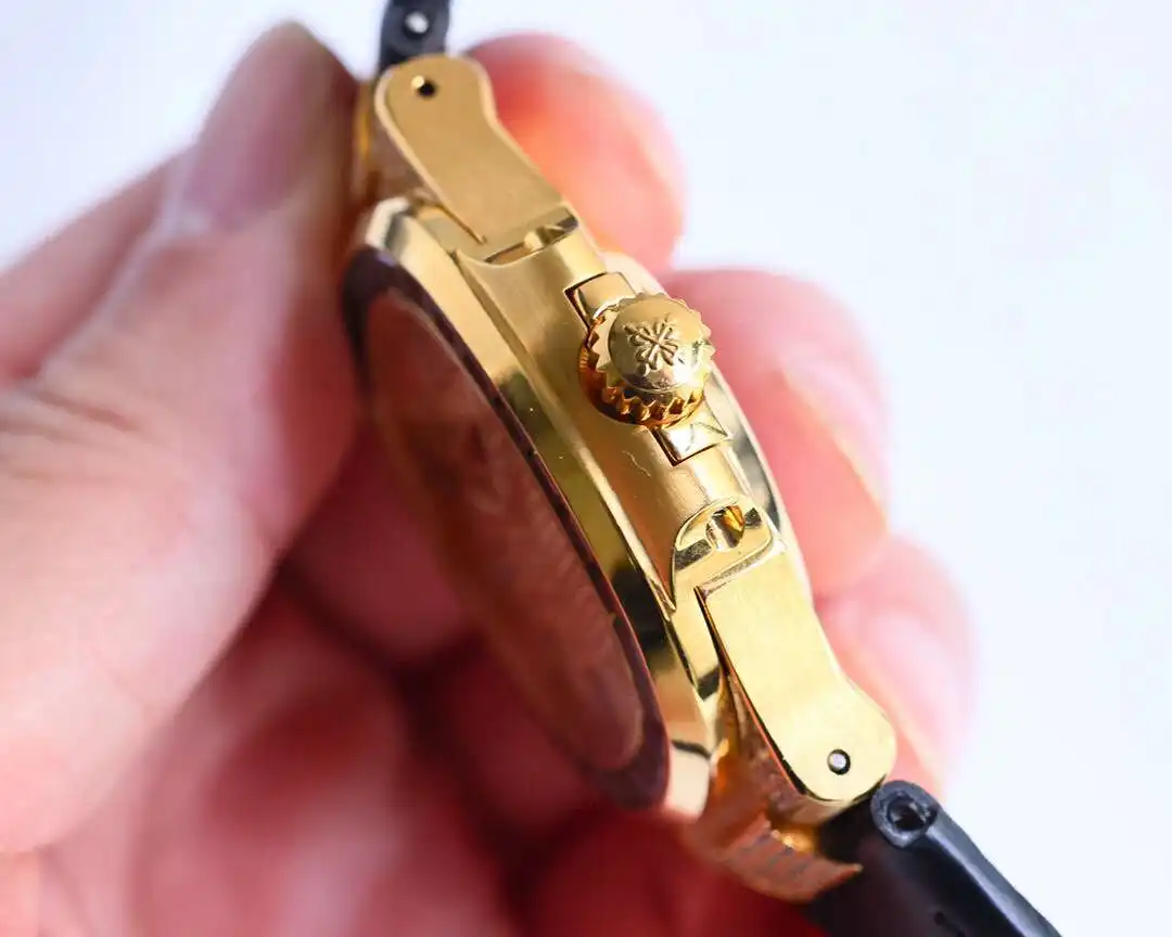 General Watches Patek Philippe Patek@Philippe watch men's watch with original fully automatic mechanical movement top 316 stainless steel case strap mineral super mirror diameter 40mm KK014500 view 3
