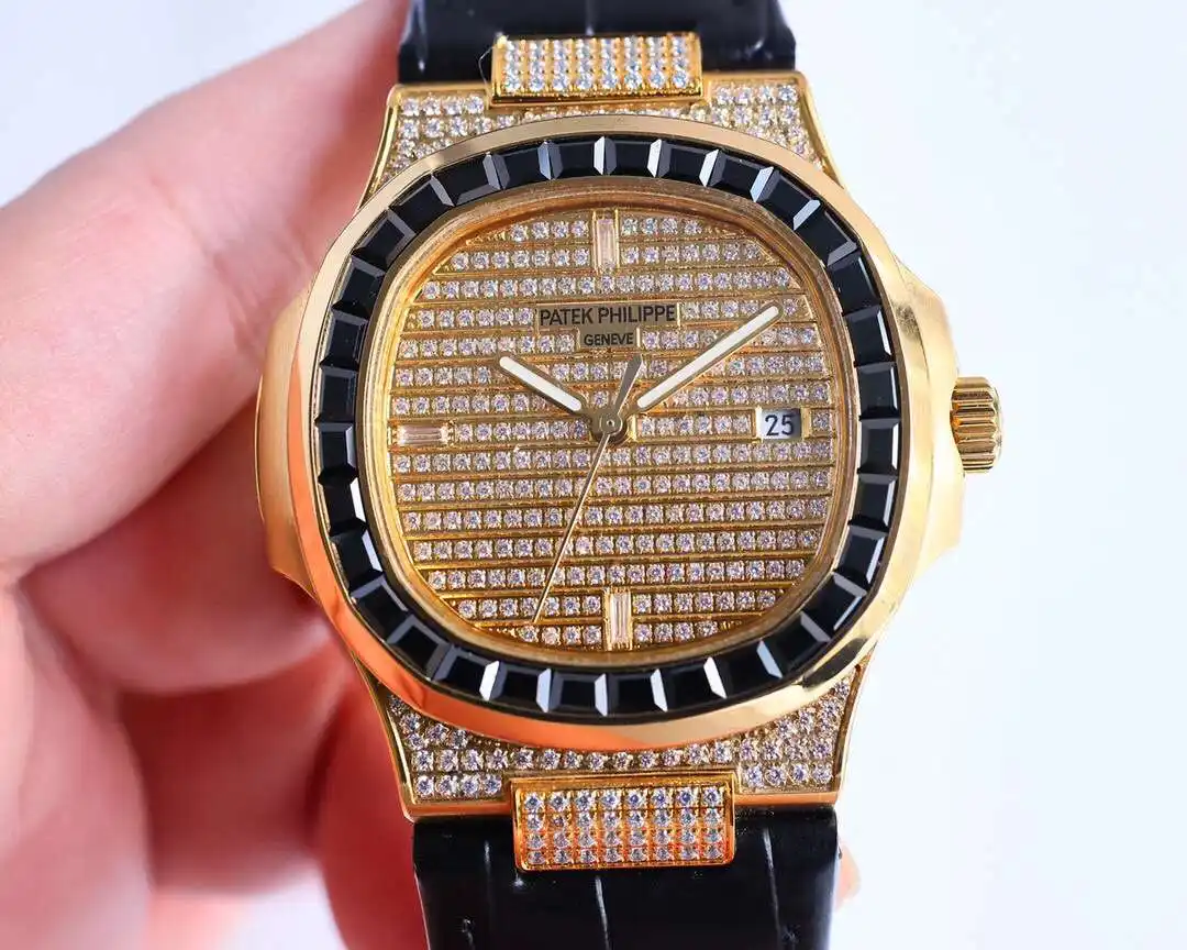General Watches Patek Philippe Patek@Philippe watch men's watch with original fully automatic mechanical movement top 316 stainless steel case strap mineral super mirror diameter 40mm KK014500 view 6