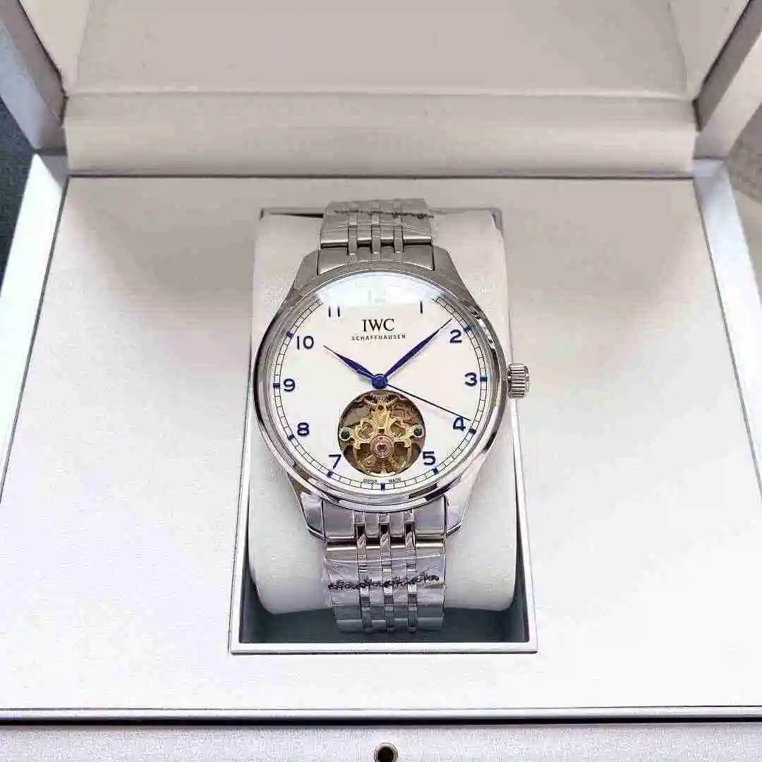 General Watches IWC Wanguo Watch Men's Watch Paired with Original Fully Automatic Mechanical Movement Top Grade 316 Precision Steel Case with Mineral Super Strong Mirror Diameter 42mm KK05650 view 3