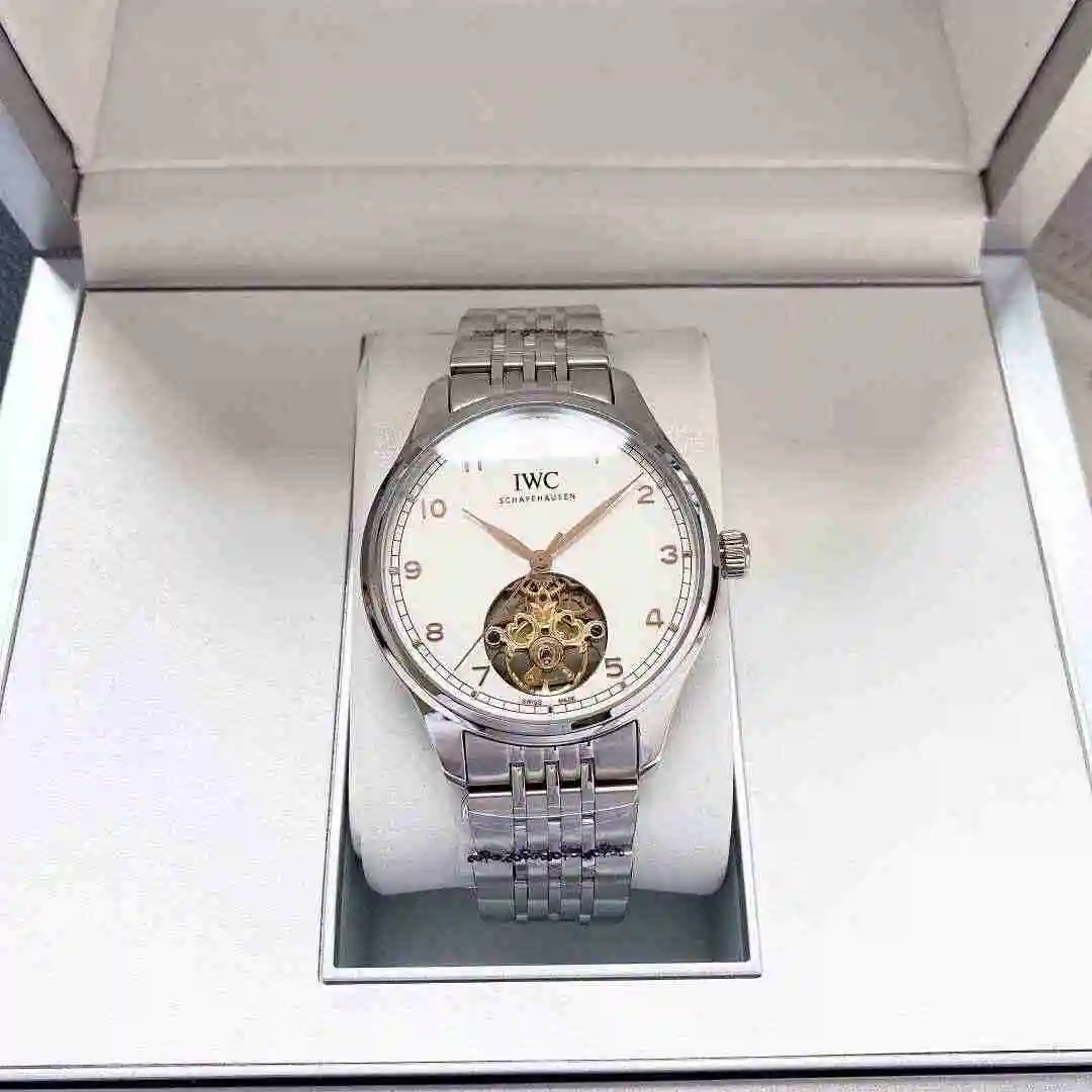 General Watches IWC Wanguo Watch Men's Watch Paired with Original Fully Automatic Mechanical Movement Top Grade 316 Precision Steel Case with Mineral Super Strong Mirror Diameter 42mm KK05650 view 4