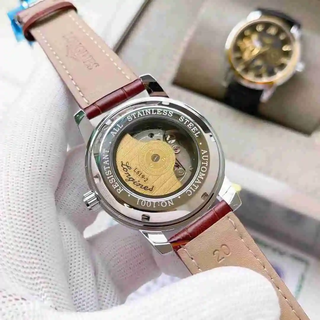 General Watches Longines Watch Men's Watch Paired with Original Fully Automatic Mechanical Movement Top Grade 316 Precision Steel Case with Mineral Super Strong Mirror Diameter 42mm KK03850 2 view 2