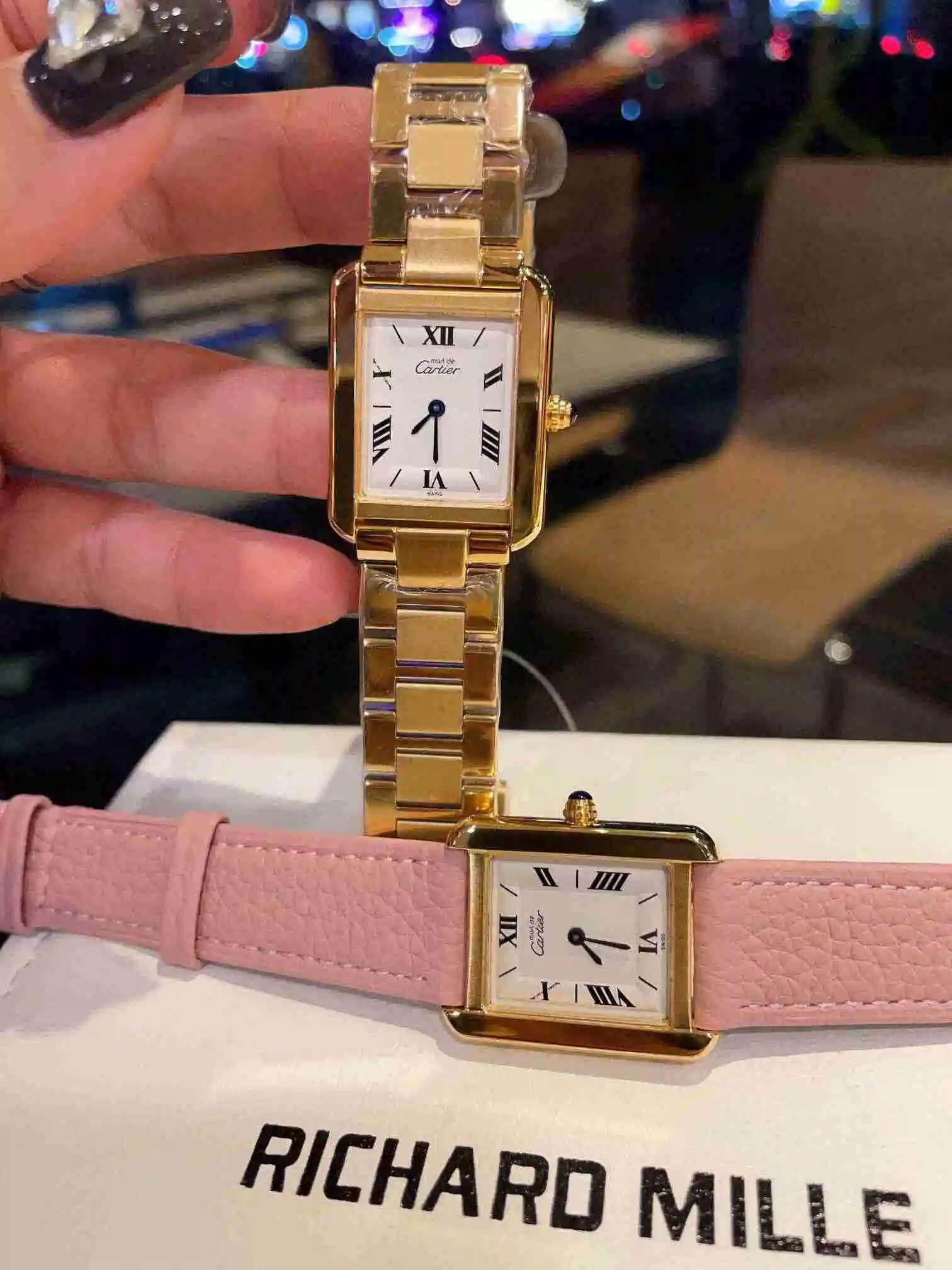 General Watches Cartier Watch Couple Watch Paired with Original Fully Automatic Mechanical Movement Top grade 316 Precision Steel Case with Mineral Super Strong Mirror Diameter 27MMX34MMK03450 1 view 4
