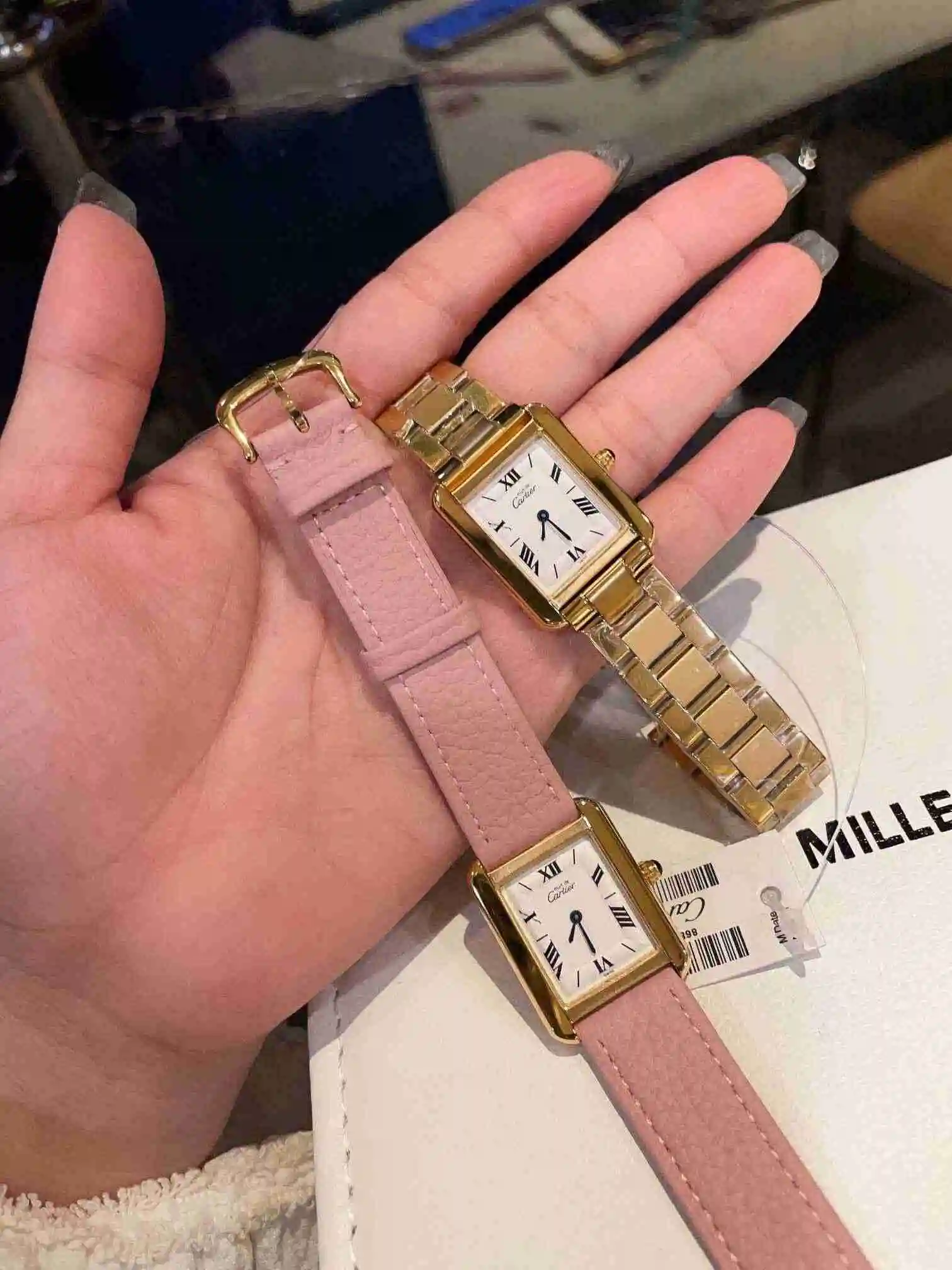 General Watches Cartier Watch Couple Watch Paired with Original Fully Automatic Mechanical Movement Top grade 316 Precision Steel Case with Mineral Super Strong Mirror Diameter 27MMX34MMK03450 1 view 5