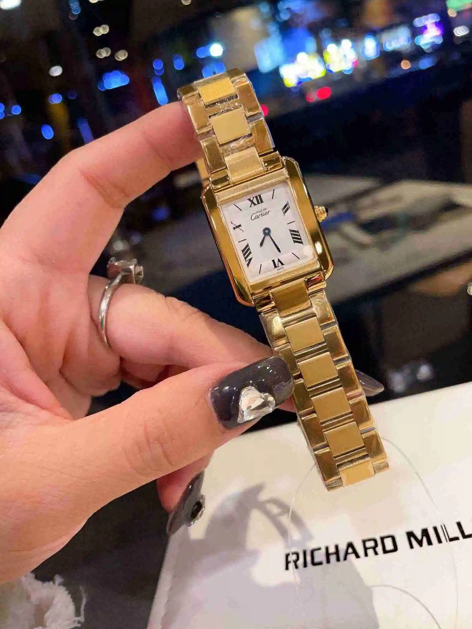 General Watches Cartier Watch Couple Watch Paired with Original Fully Automatic Mechanical Movement Top grade 316 Precision Steel Case with Mineral Super Strong Mirror Diameter 27MMX34MMK03450 1 view 8