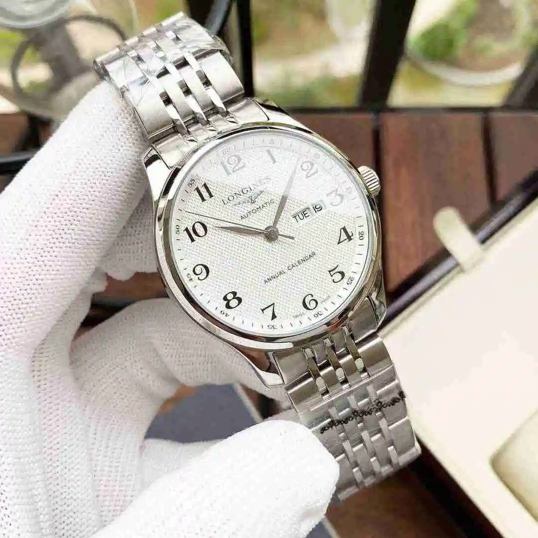 General Watches Longines Watch Men's Watch Paired with Original Fully Automatic Mechanical Movement Top Grade 316 Precision Steel Case with Mineral Super Strong Mirror Diameter 40mm KK04500 1 view 6