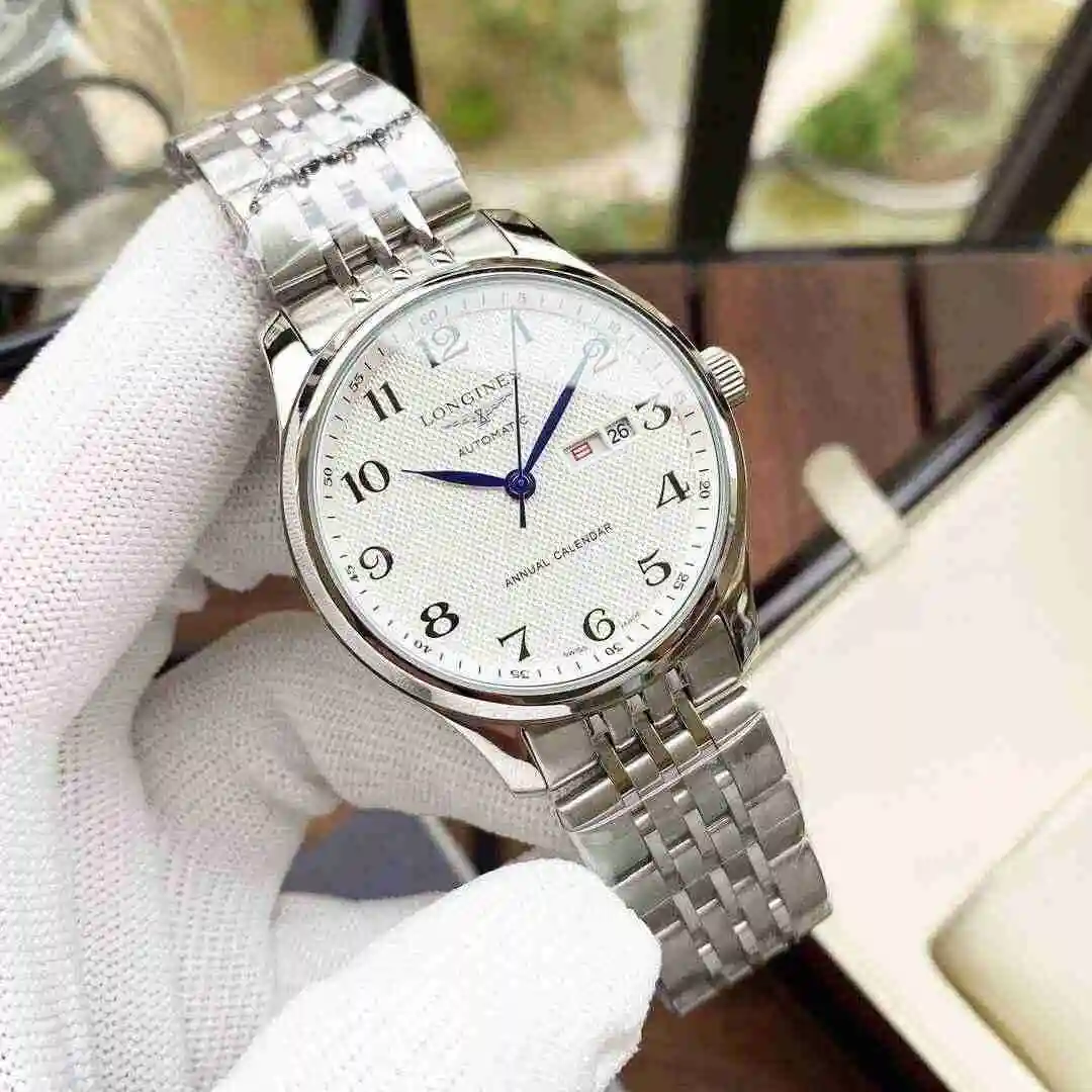 General Watches Longines Watch Men's Watch Paired with Original Fully Automatic Mechanical Movement Top Grade 316 Precision Steel Case with Mineral Super Strong Mirror Diameter 40mm KK04500 1 view 7