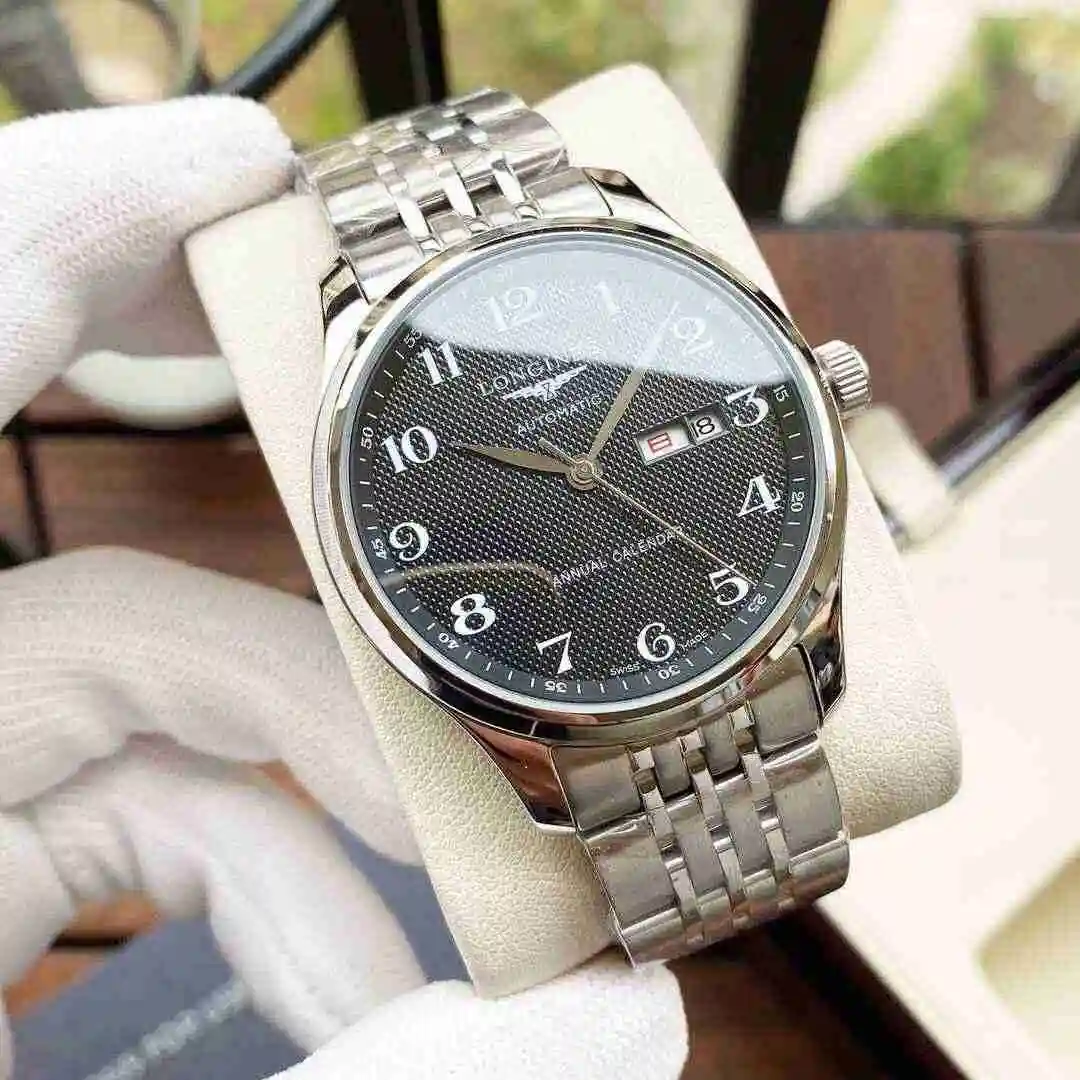 General Watches Longines Watch Men's Watch Paired with Original Fully Automatic Mechanical Movement Top Grade 316 Precision Steel Case with Mineral Super Strong Mirror Diameter 40mm KK04500 1 view 8