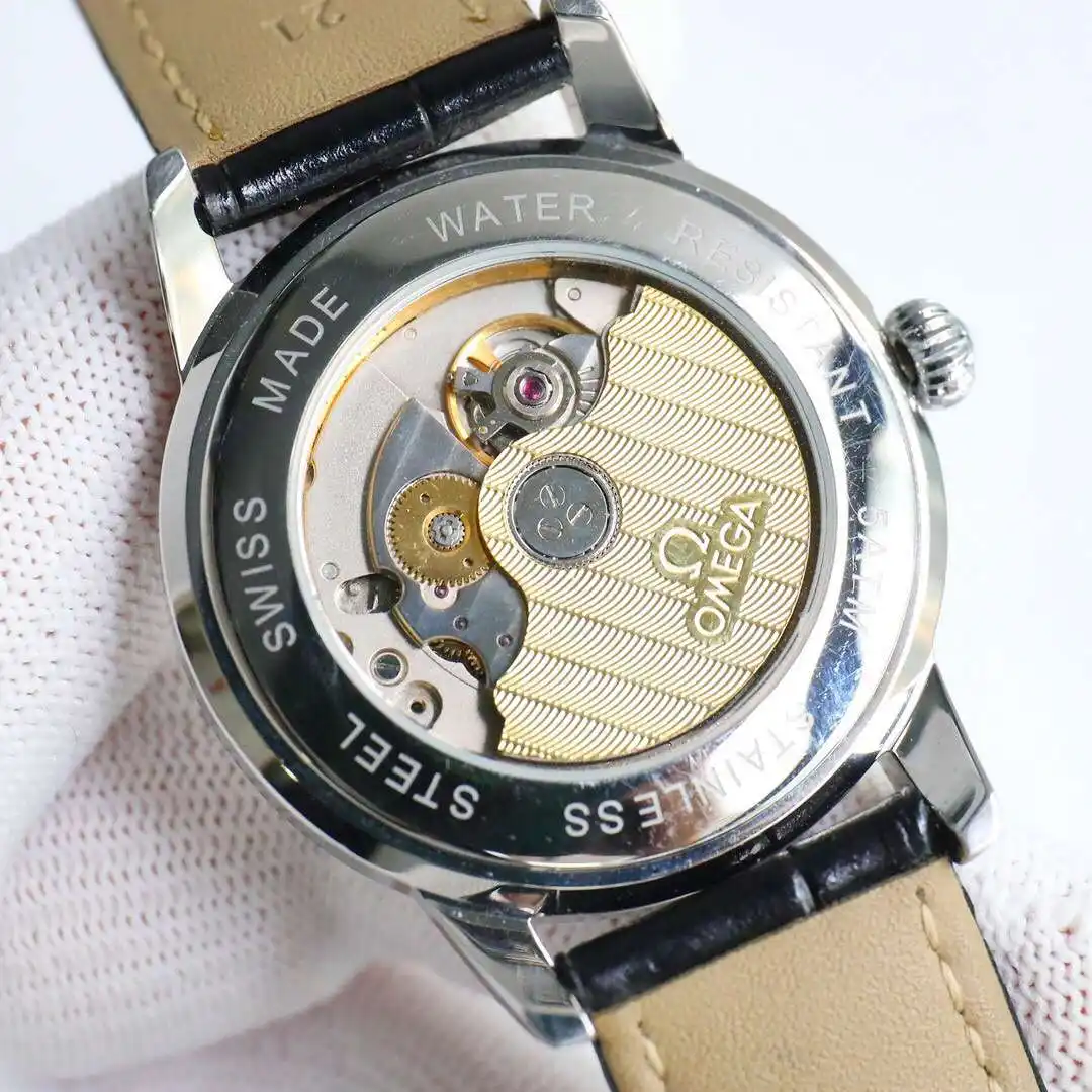 General Watches Omega Ou@mega watch men's watch with original fully automatic mechanical movement top 316 stainless steel case strap mineral super mirror diameter 40mm KK010500 view 4