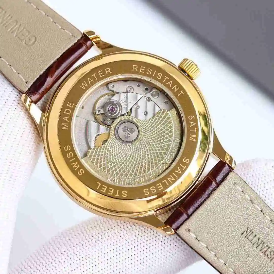 General Watches Vacheron Constantin Jiangshi Danton Watch Men's Watch Paired with Original Fully Automatic Mechanical Movement, Top Grade 316 Precision Steel Case with Mineral Super Strong Mirror Diameter 40mm KK09800 view 3