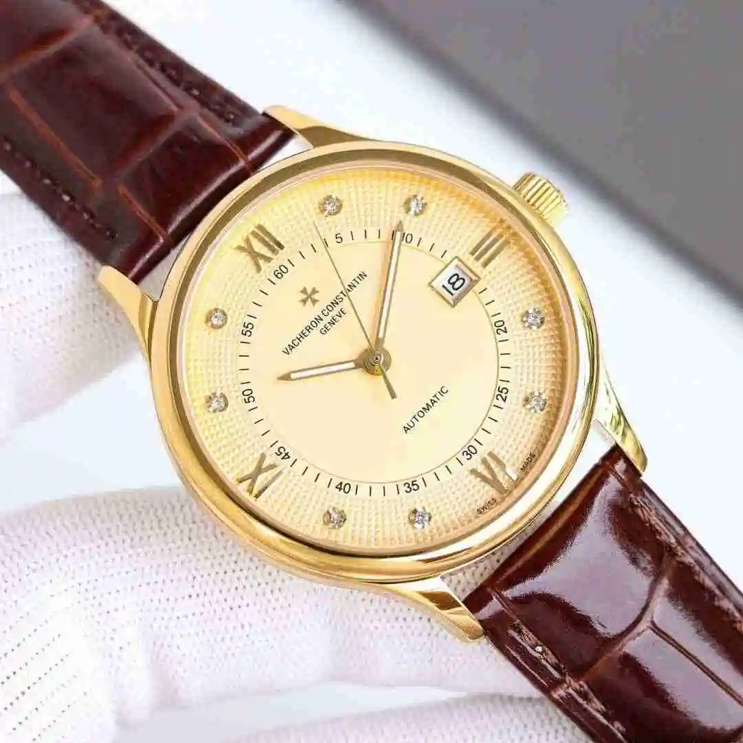 General Watches Vacheron Constantin Jiangshi Danton Watch Men's Watch Paired with Original Fully Automatic Mechanical Movement, Top Grade 316 Precision Steel Case with Mineral Super Strong Mirror Diameter 40mm KK09800 view 7