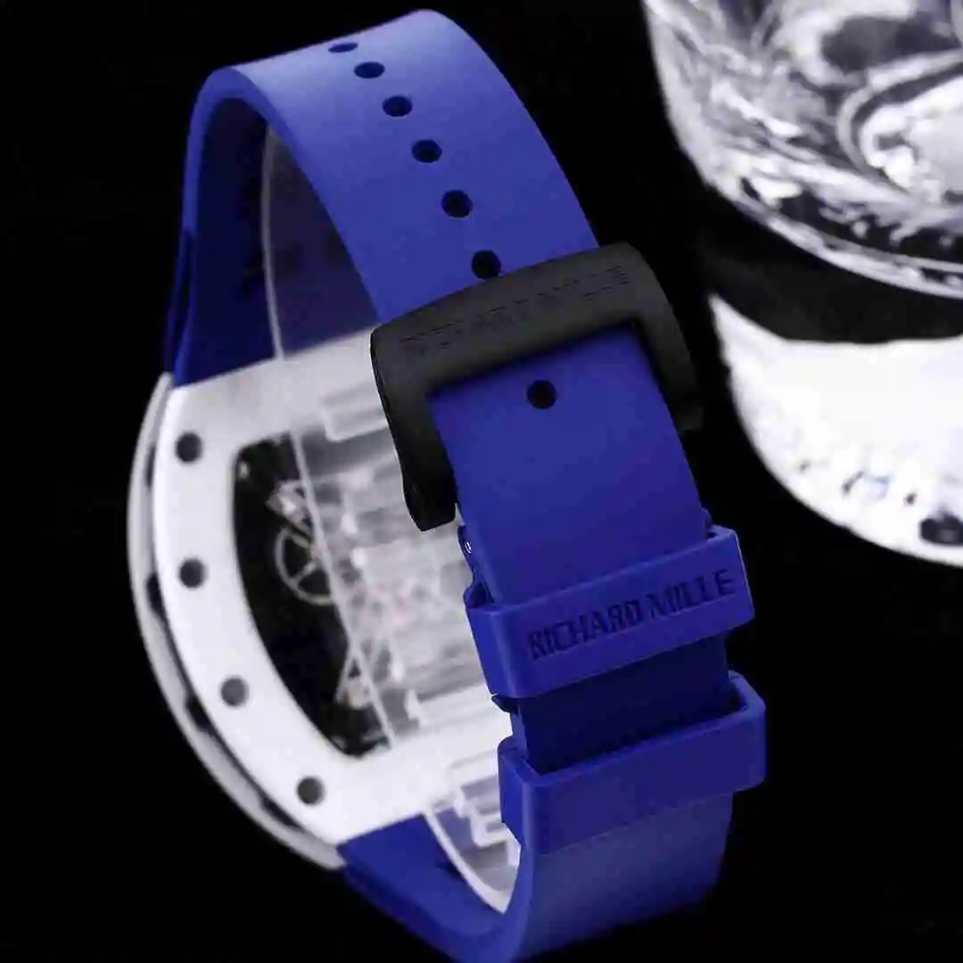 General Watches Richard Mille Richard Miller Watch Men's Watch Paired with Original Fully Automatic Mechanical Movement Top Grade 316 Precision Steel Case with Mineral Super Strong Mirror Diameter 43mm KK013500 view 2