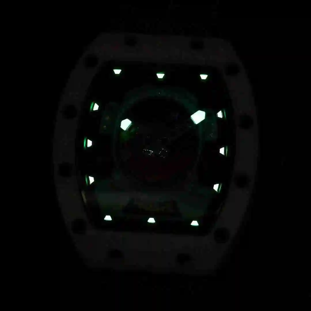 General Watches Richard Mille Richard Miller Watch Men's Watch Paired with Original Fully Automatic Mechanical Movement Top Grade 316 Precision Steel Case with Mineral Super Strong Mirror Diameter 43mm KK013500 view 5