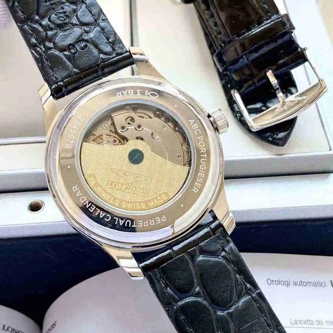 General Watches Longines Watch Men's Watch Paired with Original Fully Automatic Mechanical Movement Top Grade 316 Precision Steel Case with Mineral Super Strong Mirror Diameter 40mm KK05 1 view 2