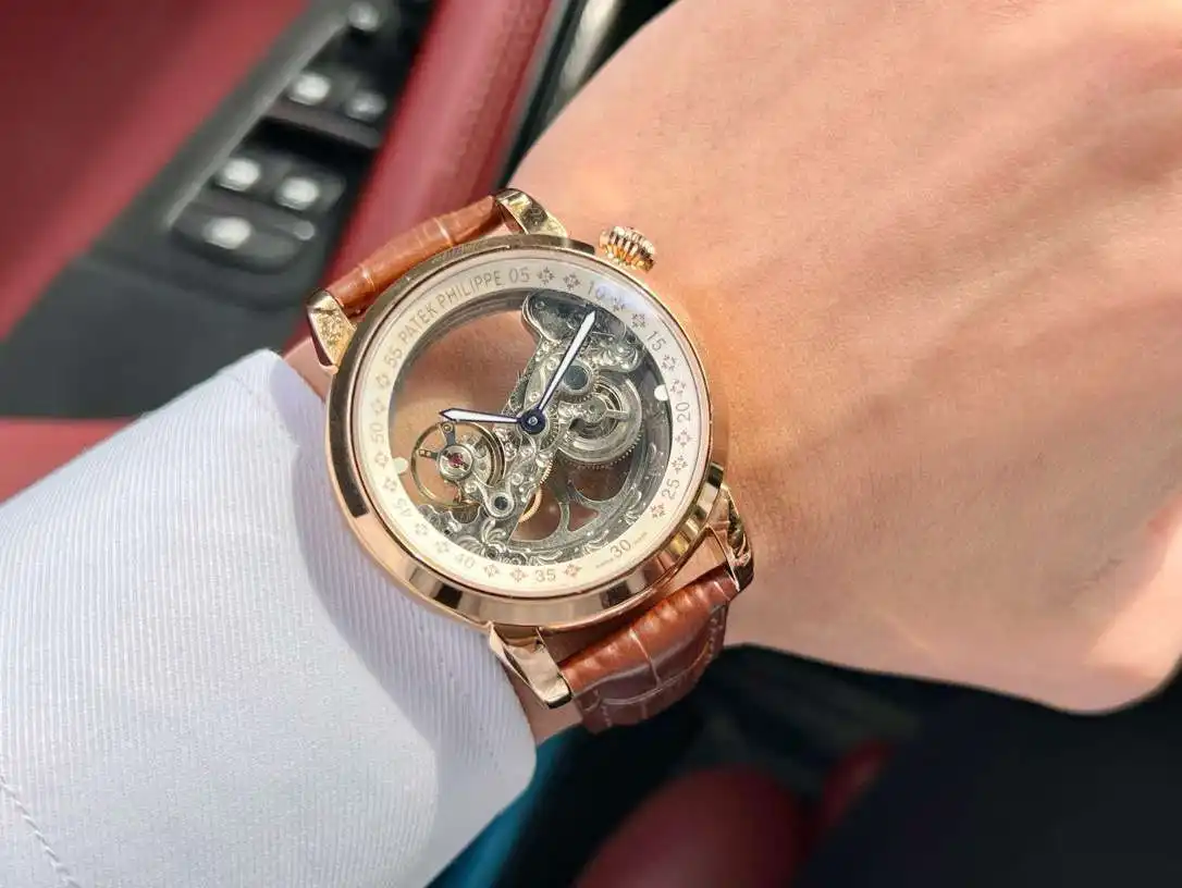 General Watches Watch, men's watch with original fully automatic mechanical movement, top-grade 316 stainless steel case and strap, mineral super mirror, diameter 42cm KK04550 view 6