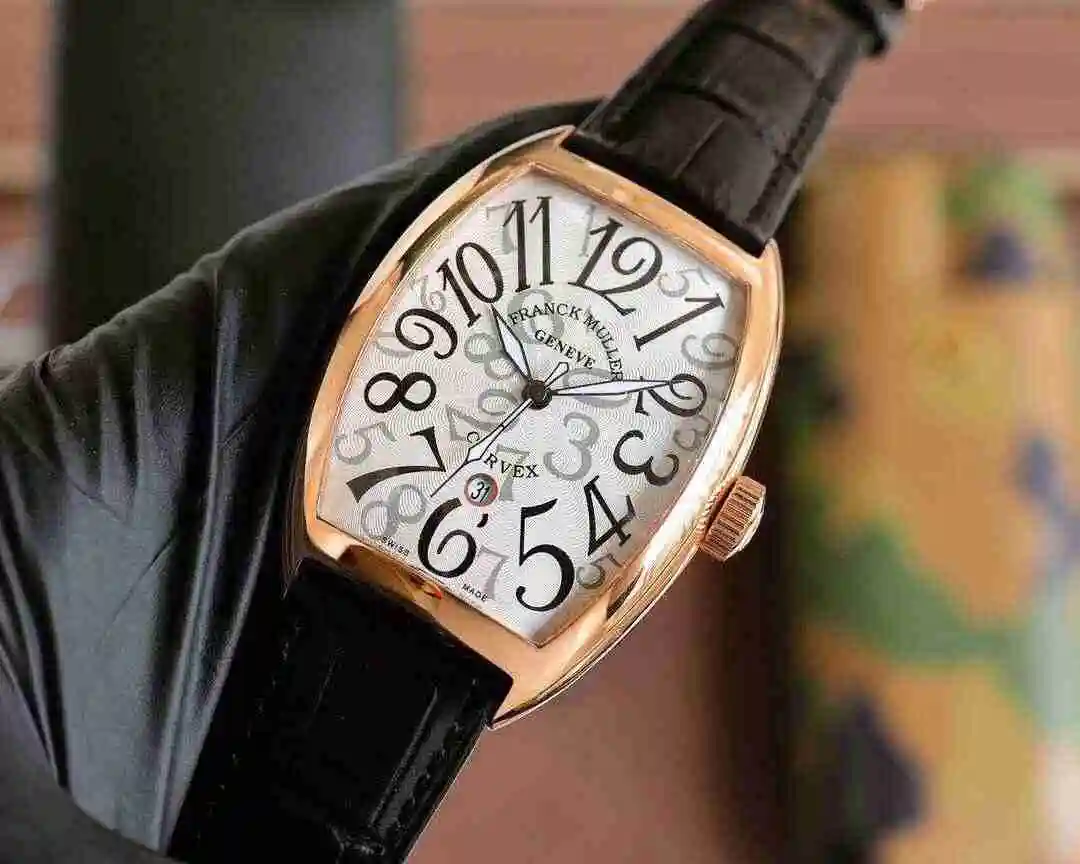 General Watches Franck Muller Frank Watch Men's Watch Paired with Original Fully Automatic Mechanical Movement Top Grade 316 Precision Steel Case with Mineral Super Strong Mirror Diameter 554213mm KK04850 3 view 7